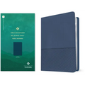 Biblia de Estudio del Diario Vivir Para Jóvenes Ntv Con Filament (Sentipiel, Azul Oscuro, Letra Roja) - Imitation Leather