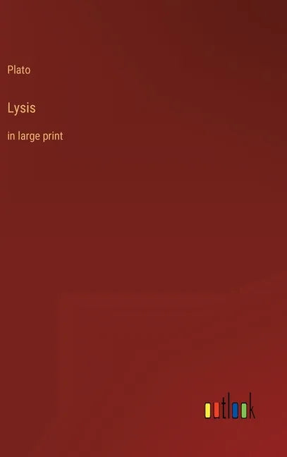 Lysis: in large print - Hardcover