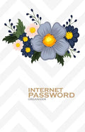 Internet Password Organizer: Flowers (Password Log Book) - Paperback