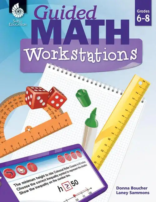 Guided Math Workstations Grades 6-8 - Paperback