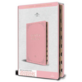 Biblia Rvr 1960 Letra Grande Tamaño Manual, Piel Rosada Con Índice / Spanish Bible Rvr 1960 Handy Size Large Print Leathersoft Pink with Index - Paperback
