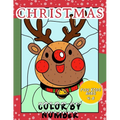 Christmas Color By Number for Kids Ages 4-8: Christmas Coloring Activity Book - Children Holiday Coloring Book with Large Pages - Paperback