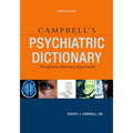 Campbell's Psychiatric Dictionary - Hardcover