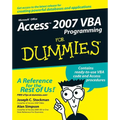 Access 2007 VBA Programming for Dummies - Paperback