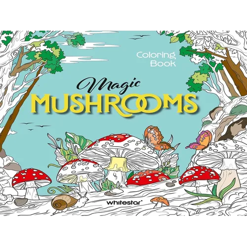 Magic Mushrooms Coloring Book - Paperback