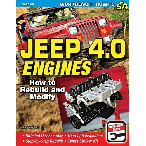Jeep 4.0 Engines: How to Rebuild and Modify - Paperback