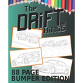 Drift Kings 88 Page Bumper Edition: Coloring Books For Kids Of All Ages - Paperback