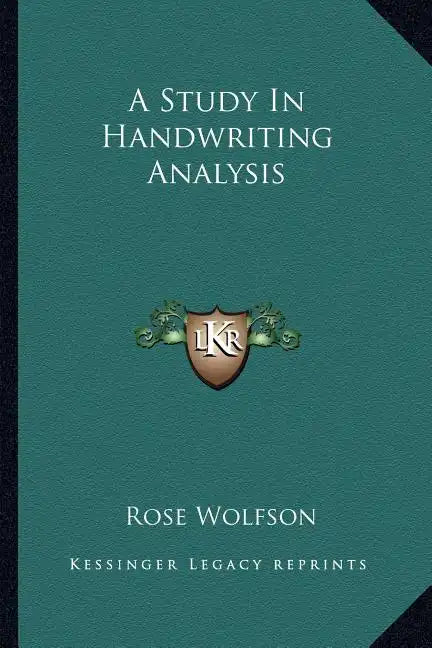 A Study in Handwriting Analysis - Paperback