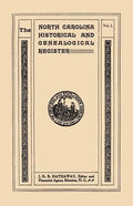 North Carolina Historical and Genealogical Register. Eleven Numbers Bound in Three Volumes. Volume Two - Paperback