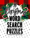 75 Christmas Word Search Puzzles Large Print for Adults - Paperback