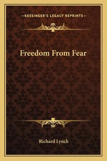 Freedom from Fear - Paperback