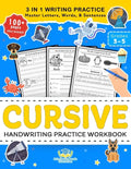 Cursive Handwriting Practice Workbook for 3rd 4th 5th Graders: Cursive Letter Tracing Book, Cursive Handwriting Workbook for Kids to Master Letters, W - Paperback