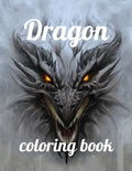 Dragon coloring book: A Coloring Book of 35 Unique Stress Relief dragon Coloring Book Designs Paperback - Paperback