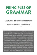 Principles of Grammar - Paperback