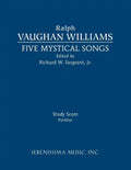 Five Mystical Songs: Study score - Paperback
