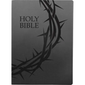 KJV Holy Bible, Crown of Thorns Design, Large Print, Black Ultrasoft: (Red Letter, 1611 Version) - Imitation Leather