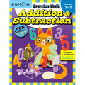 Kumon Everyday Math: Addition & Subtraction-Fun Activities for Grades 1-2-Complete with Dice, Game Pieces, and Counting Tiles! - Paperback