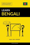 Learn Bengali - Quick / Easy / Efficient: 2000 Key Vocabularies - Paperback