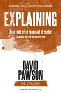 EXPLAINING Three texts often taken out of context - Paperback