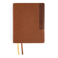 Niv, Journal the Word Bible (Perfect for Note-Taking), Large Print, Leathersoft, Brown, Red Letter, Comfort Print: Reflect, Take Notes, or Create Art - Imitation Leather