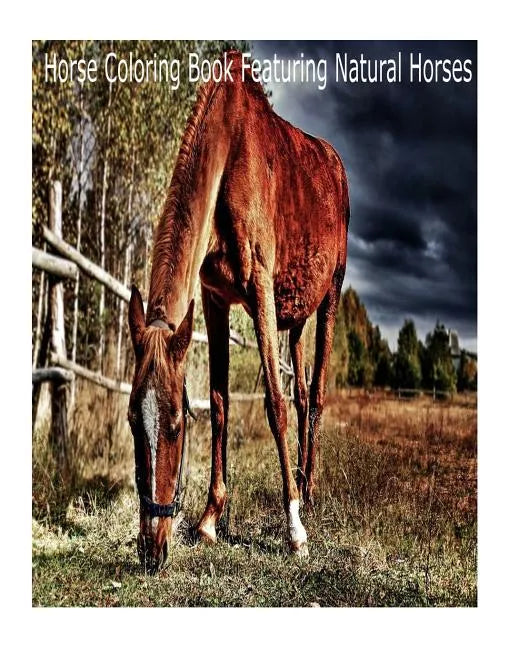 Magical Horses Colouring-In: Horse coloring book featuring natural Horses - Paperback