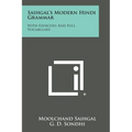 Saihgal's Modern Hindi Grammar: With Exercises And Full Vocabulary - Paperback