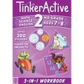 Tinkeractive 2nd Grade 3-In-1 Workbook: Math, Science, English Language Arts - Paperback