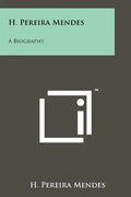 H. Pereira Mendes: A Biography - Paperback