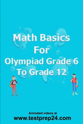 Math basics for Olympiad Grade 6 to Grade 12 - Paperback