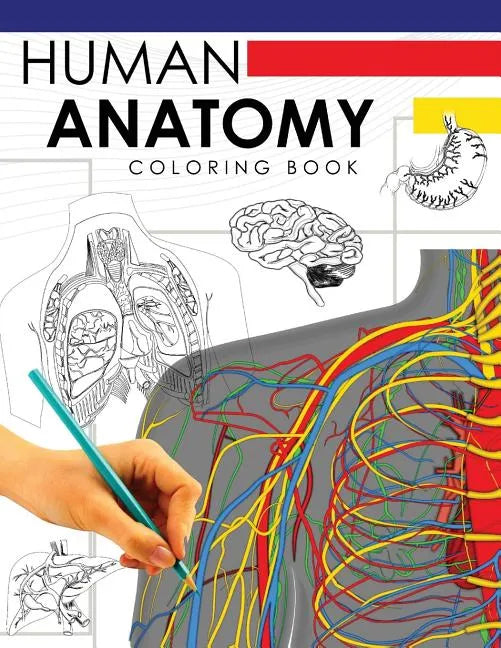 Human Anatomy Coloring Book: A Complete Study Guide (5th Edition) - Paperback
