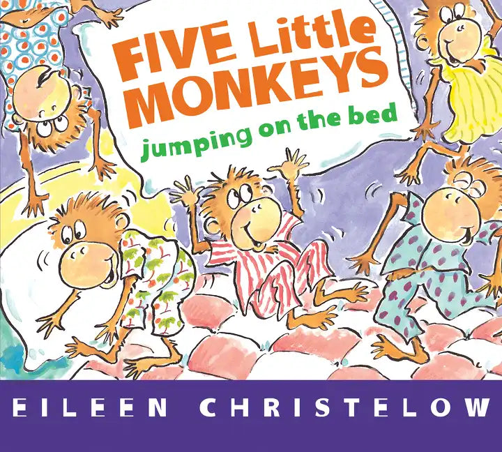 Five Little Monkeys Jumping on the Bed Board Book - Board Book