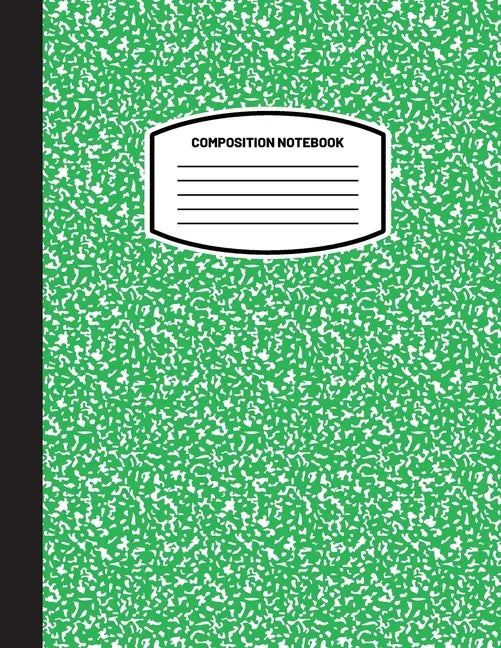 Classic Composition Notebook: (8.5x11) Wide Ruled Lined Paper Notebook Journal (Green) (Notebook for Kids, Teens, Students, Adults) Back to School and - Paperback