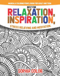 mandala coloring pencil book for adult and teen best for relaxation, inspiration, stress relieving and meditation: flower creative pattern gift - Paperback