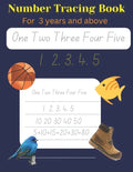 Number Tracing Book: For 3 years old and above - Paperback