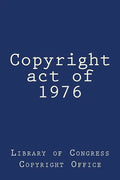 Copyright act of 1976 - Paperback