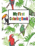My First Coloring Book: Paint by Sticker Kids Zoo Animals - Paperback