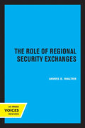 The Role of Regional Security Exchanges - Paperback