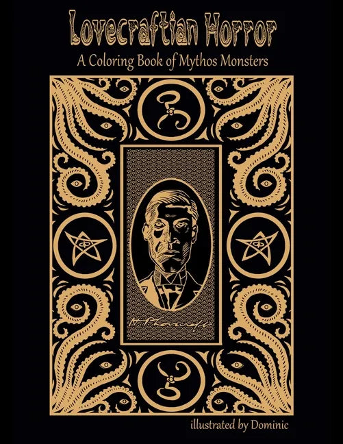 Lovecraftian Horror Coloring Book: A Coloring Book of Mythos Monsters - Paperback