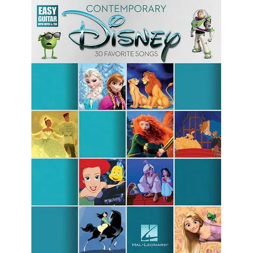 Contemporary Disney: Easy Guitar with Tab - Paperback