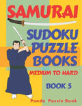 Samurai Sudoku Puzzle Books Medium To Hard - Book 5: Sudoku Variations Puzzle Books - Brain Games For Adults - Paperback