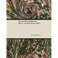 The Last Rose of Summer Op.15 - For Solo Piano (1827) - Paperback