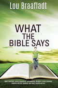 What the Bible Says: about scripture, capital punishment, governmental authority, sexual behavior, financial matters, marriage and family, - Paperback