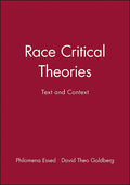 Race Critical Theories - Paperback