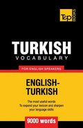 Turkish vocabulary for English speakers - 9000 words - Paperback