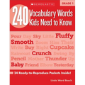 240 Vocabulary Words Kids Need to Know: Grade 1 - Paperback
