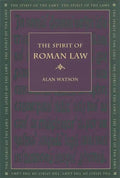 The Spirit of Roman Law - Paperback