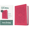 Premium Gift Bible Nlt, Filament Enabled (Leatherlike, Very Berry Pink Vines, Red Letter) - Imitation Leather