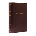 NKJV, Pew Bible, Large Print, Hardcover, Burgundy, Red Letter Edition - Hardcover