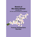 Memoirs of Miss Sidney Biddulph; Extracted from her own Journal, and now first published - Paperback