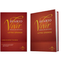 Biblia de Estudio del Diario Vivir Rvr60, Letra Grande (Letra Roja, Tapa Dura) - Hardcover